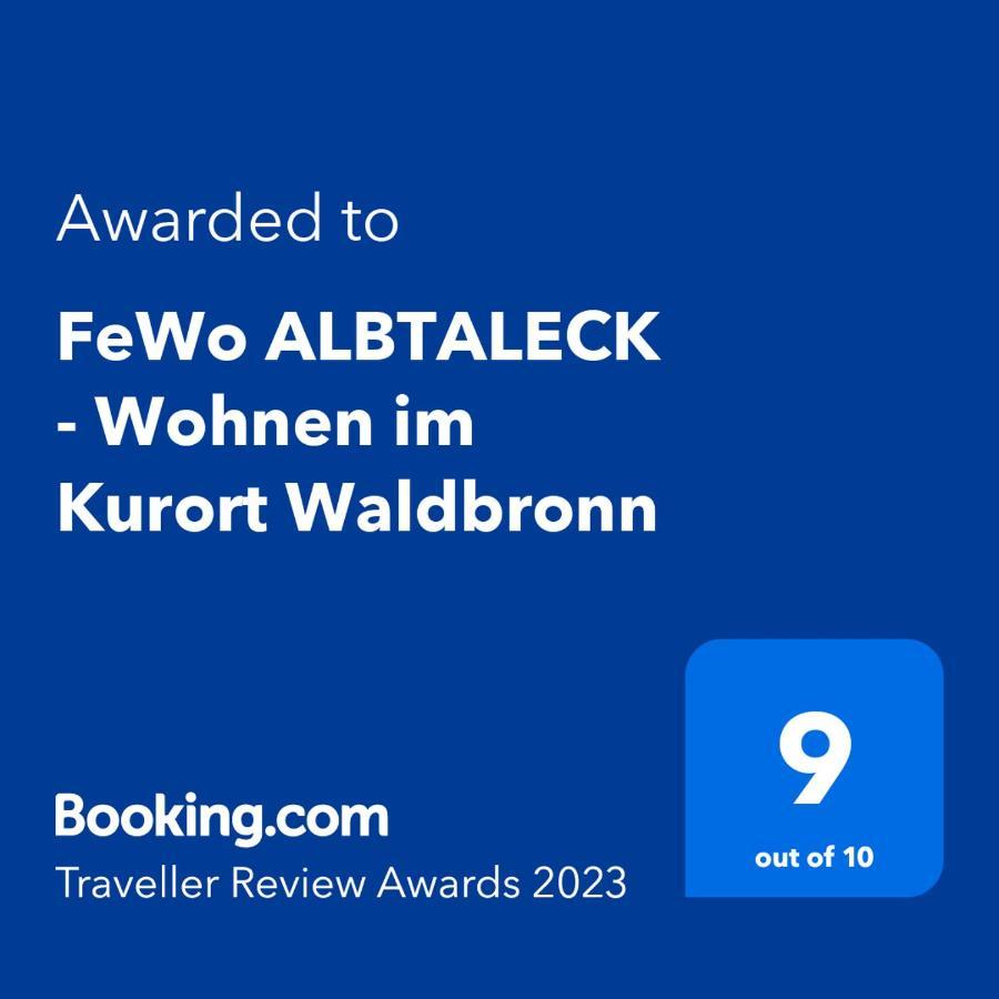 Fewo Albtaleck - Wohnen Im Kurort 발드브론 외부 사진